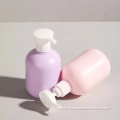 PET empty plastic transparent shampoo bottles